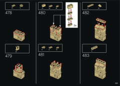 LEGO 10276 instructions page 203 – build guide