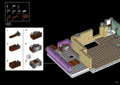LEGO 10278 instructions page 143 – build guide