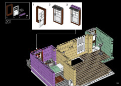 LEGO 10278 instructions page 155 – build guide