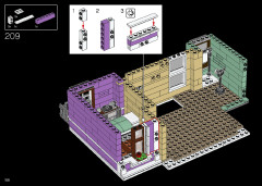 LEGO 10278 instructions page 158 – build guide