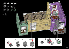 LEGO 10278 instructions page 165 – build guide