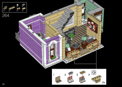 LEGO 10278 instructions page 190 – build guide