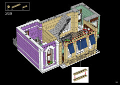 LEGO 10278 instructions page 195 – build guide