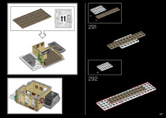LEGO 10278 instructions page 207 – build guide