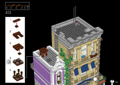 LEGO 10278 instructions page 305 – build guide