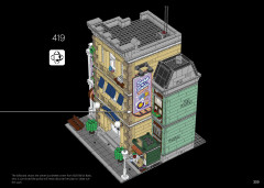 LEGO 10278 instructions page 309 – build guide