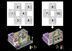 LEGO 10278 instructions page 5 – build guide