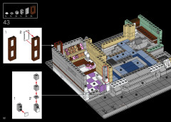 LEGO 10278 instructions page 52 – build guide