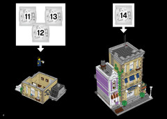 LEGO 10278 instructions page 6 – build guide