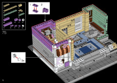 LEGO 10278 instructions page 72 – build guide