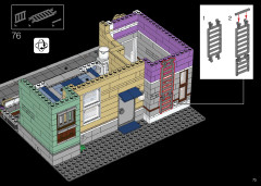 LEGO 10278 instructions page 73 – build guide