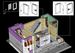 LEGO 10278 instructions page 87 – build guide