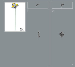 LEGO 10280 instructions page 15 – build guide