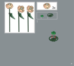 LEGO 10280 instructions page 19 – build guide