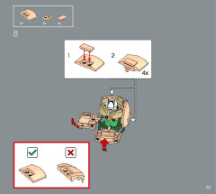 LEGO 10280 instructions page 23 – build guide