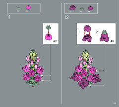 LEGO 10280 instructions page 53 – build guide