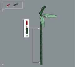 LEGO 10280 instructions page 58 – build guide