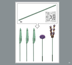 LEGO 10280 instructions page 63 – build guide