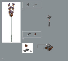 LEGO 10280 instructions page 64 – build guide