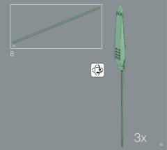 LEGO 10280 instructions page 73 – build guide