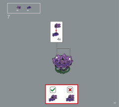 LEGO 10280 instructions page 77 – build guide