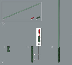LEGO 10280 instructions page 80 – build guide