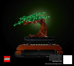 LEGO 10281 instructions page 1 – build guide