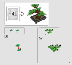 LEGO 10281 instructions page 45 – build guide
