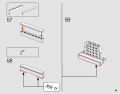 LEGO 10282 instructions page 49 – build guide