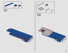 LEGO 10282 instructions page 73 – build guide