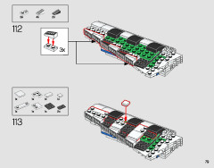 LEGO 10282 instructions page 79 – build guide