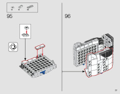 LEGO 10282 instructions page 77 – build guide