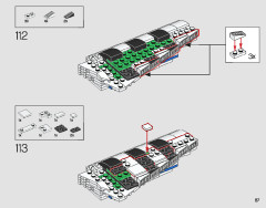 LEGO 10282 instructions page 87 – build guide