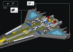 LEGO 10283 instructions page 133 – build guide