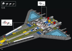 LEGO 10283 instructions page 136 – build guide