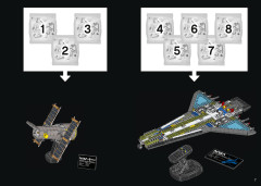 LEGO 10283 instructions page 7 – build guide