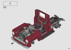 LEGO 10290 instructions page 129 – build guide
