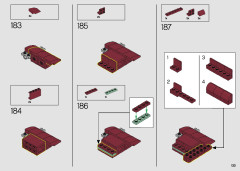 LEGO 10290 instructions page 133 – build guide