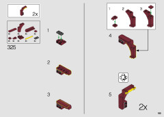 LEGO 10290 instructions page 189 – build guide