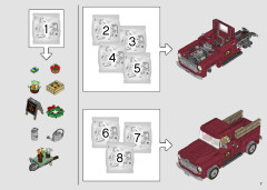 LEGO 10290 instructions page 7 – build guide