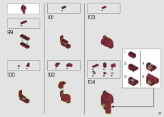 LEGO 10290 instructions page 99 – build guide
