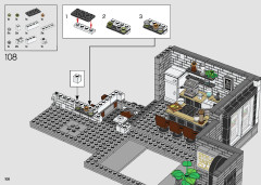 LEGO 10291 instructions page 106 – build guide