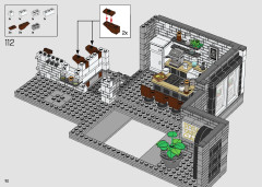 LEGO 10291 instructions page 110 – build guide