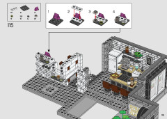 LEGO 10291 instructions page 113 – build guide