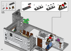 LEGO 10291 instructions page 124 – build guide