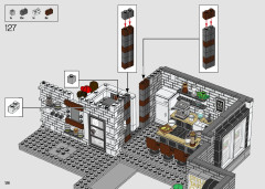 LEGO 10291 instructions page 126 – build guide