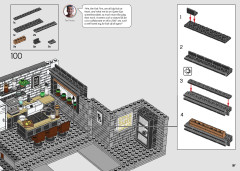 LEGO 10291 instructions page 97 – build guide