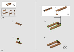 LEGO 10292 instructions page 102 – build guide