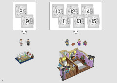 LEGO 10292 instructions page 12 – build guide