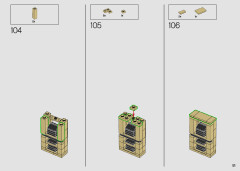 LEGO 10292 instructions page 121 – build guide